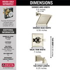 Delta T14451-pn Dryden Monitor 14 Series Tub   Shower Trim  Polished Nickel