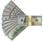 100-1000 Pcs Dollar Bills Prop Toys Money Bank Film Cash Paper   10 000 Movie