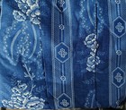 Ralph Lauren Biarritz Floral Blue King Size Bedskirt - New