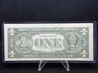 Series 1981 Us  1 Federal Reserve Note Error Ink Fold Over Uncirculated Z156