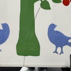 Collectors Ceramic Tile trivet American Quilt Design 1820 Birds In A Cherry Tree