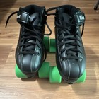 Riedell R3 Cayman Men s Black Roller Skates Size 8 Cosmic Superfly 90a Wheels