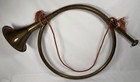 Vintage Antique Large Brass French Horn Bugle Fox Hunting Decor Large 18x12   