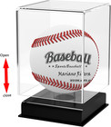Baseball Display Case  Baseball Holder For Ball Display Cube Box  Uv Protected A