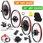 E-bike Bicycle Conversion Kit 20  250w 1000w Electric Front rear Wheel Hub Motor