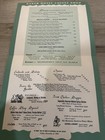 Vintage Baker Hotel Coffee Shop Menu Dec 8 1950 Restaurant Menu Texas
