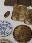 Lg Lot Of Vintage Presbyterian Church Religious Pins Medallions 23 Items