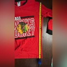 Chicago Blackhawks Ls T Shirt Jersey Teows Hockey Sports Red black Large Nhl