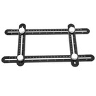 Universal Angler   Angle Ruler Metal Aluminum Heavy Duty Template Tool