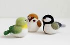 3 Wool Felt Bird - Animal Needle Felting Kit For Beginners Felting Non-finished