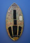 Victoria Laguna Beach Skimboard Medium 46    Fiberglass With Bag Skim