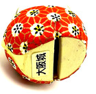 Vintage Japanese 2  Clay Bell Dorei Doll Osaka Castle Ornament