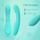 Body Massager Rechargeable Waterproof Silicone Handheld Massager Teal