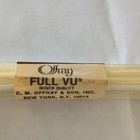 Offray Full Vu Satin Ribbon White Polyester Single-sided 5 16 In X 9 Ft