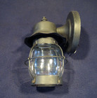 Beautiful Antique 1930s Arts   Crafts Copper Porch Sconce Light  - Rewired