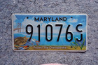 Maryland License Plate - Chesapeake Crab