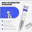 Under Eye Cream With Caffeine turmeric hyaluronic Acid vibrating Applicator 20ml