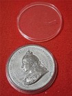 Great Britain 1879 Diamond Jubilee Of Queen Victoria Silver Medal 76mm   mf-2506