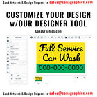 18x24 Custom Yard Signs - Unlimited Colors - Free Design - Fast Service