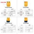 10 Awg Xt90 Female To Solar Connector Extension Cable Silicone Wire For Rc Lipo