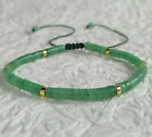 2025 New   Nephrite Jade Natural Green Aventurine Stone Bracelet Mother Gift