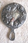 Foster   Bailey Art Nouveau Victorian Lady Sterling Silver Repousse Hand Mirror 
