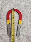 Vintage Horse Shoe 5    Magnet Red Horseshoe School Science Magnet Low Power