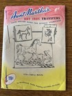 Aunt Martha s Hot Iron Transfers Embroidery Patterns Lot Of 7 Nip Vintage