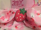 Jojo Siwa Hair Bow Strawberry Design With Hearts And Rhinestone Nickelodeon  New