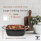 Copper 5 Piece Set Chef Cookware