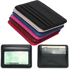 Slim Minimalist Wallet Rfid Blocking Credit Card Holder Id Window Front Pocket