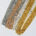 10pcs Silver gold Color 2mm Water Wave Necklace Chains For Women 16  18  20  24 