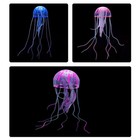 Colorful Artificial Glowing Effect Jellyfish Fish Tank Aquarium Decor Ornament
