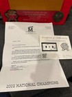 University Maryland Cole Field House - Piece Of Actual Floor W  Coa