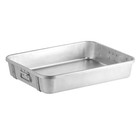 28 Qt  Aluminum Roasting Pan With Riveted Handles - 24  X 18  X 4 1 2 