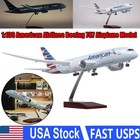 18    1 130 Scale American Airlines Boeing 787 Plane Mode Toy With Led Light