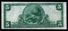 1902  5 San Francisco  Ca Large Size National Bank Note  Charter   5105 