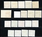 Stamps Bohemia   Moravia  Scott   P1-p9  P10   P11-p19 Mint Vlh  Except P9 Used