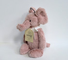 Snug Pink Mauve Elephant Plush Soft Baby Toy Stuffed Animal Lovey 12  Nwt