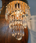 Vintage Crystal Three-tier Swag Chandelier