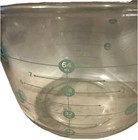 Martha Stewart Glass Measuring Mixing Bowl 8 Cup 2 Liters 64 Oz Green Letters