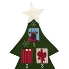 Pottery Barn Kids Large Hanging Countdown Christmas Tree Advent Calendar 60   x38   