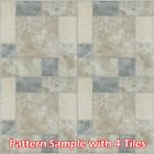 White Grey Beige Marble Self Stick Adhesive Vinyl Floor Tiles - 20 Pcs 12  X 12 