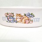 Vintage Corningware Garden Cat Casserole Dish A-2-b 2l Tabby Cat