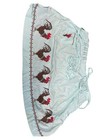 Lot 2 Vintage Gingham Cross Stitch Aprons Rooster   Floral