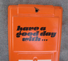 Original Vintage 1970s  Fram Autolite Auto Supply Advertising Thermometer Sign