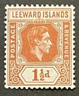 Travelstamps  Leeward Islands Stamps Sg101 - 1 1 2d George Vi  Mint Og Lh