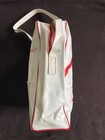 Vtg 1960s Twa Royal Ambassador White W  Red Trim Vinyl Flight Bag