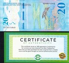 Curacao 20 Caribbean Guilder - 2025 Qty 1 Note Usa Seller New Note Coa