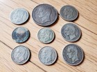 Lot Of 9 Venezuela Silver Coins 1 2 5 Bolivar   85gr Of  835  Silver Content